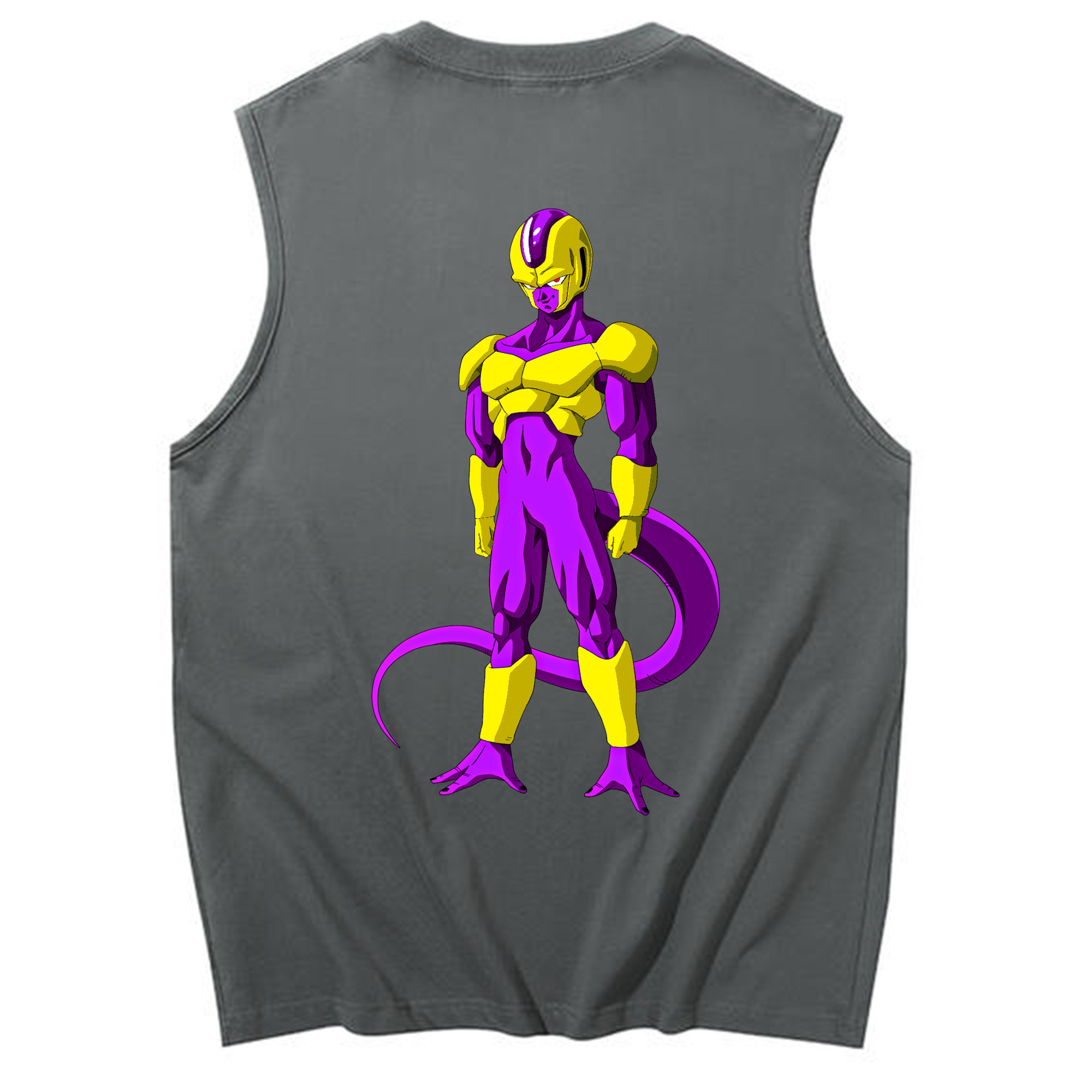 （画像用） ドラゴンボール フリーザ DRAGON BALL Frieza コットン100％タンクトップ（背面プリント）